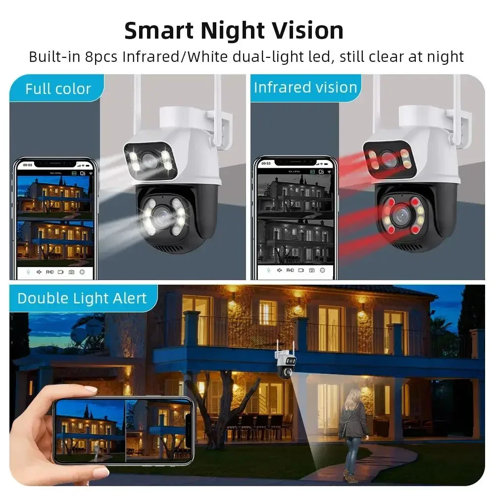 Home Security Cameras Wireless - Icsee Xmeye 6MP 8CH Draadloos Thuisbeveiliging