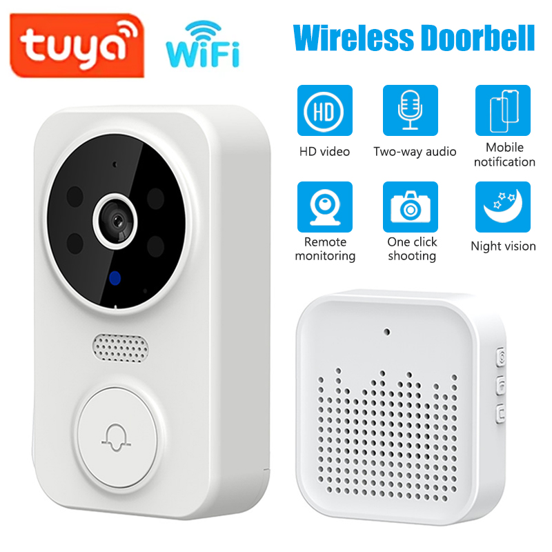 Home Security Camera Installation - WiFi Smart Video Deurbel Camera Nachtzicht