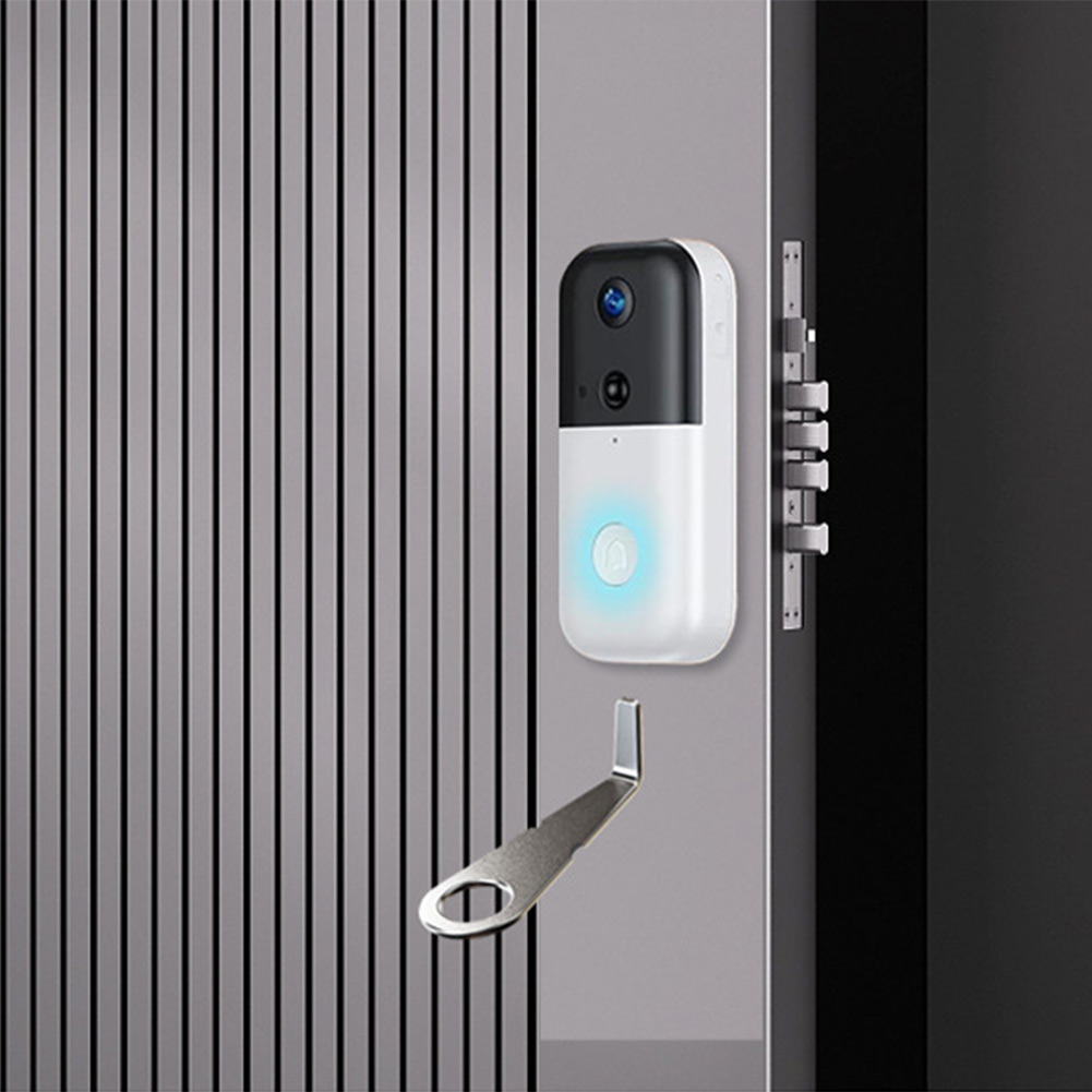 Home Security Doorbell Camera - Zilveren videodeurbelsleutel voor Ring Camera Secure