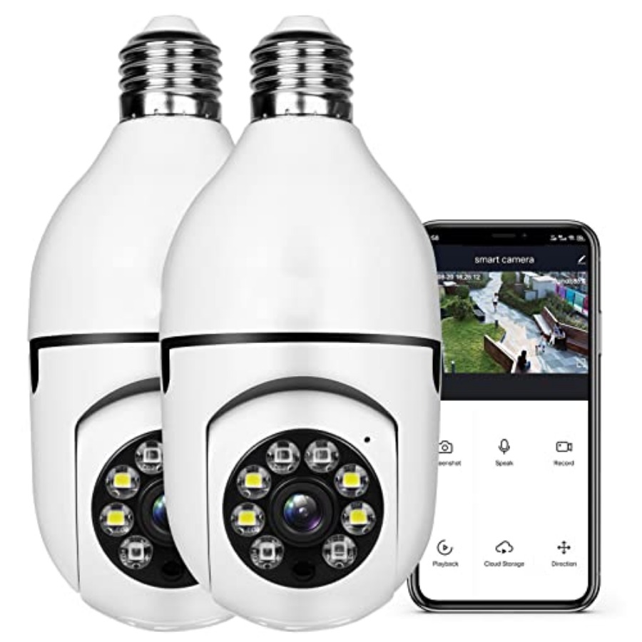 Home Security With Alarm - Slimme draadloze wifi-beveiligingscamera met 1080P resolutie,