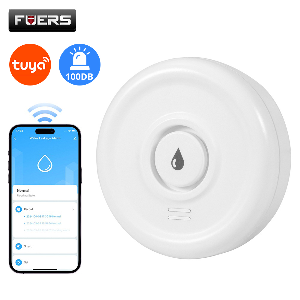 Home Security Alarm System - Fuers Waterlekkage Detector Smart Home Alarm