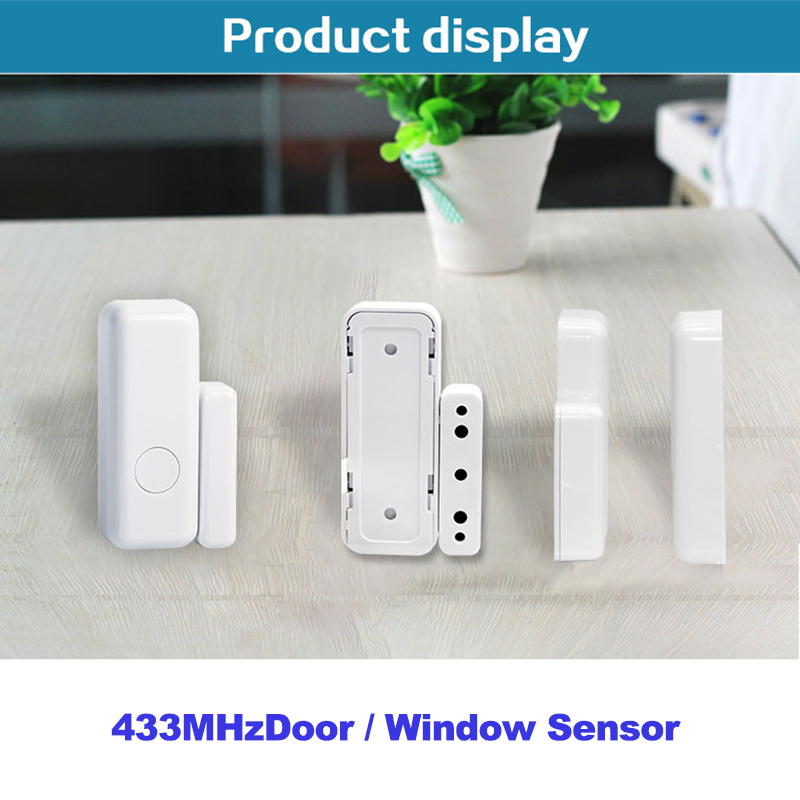 Home Security Alarm System - ACJ 433 mhz Deursensoren Draadloze Magnetische