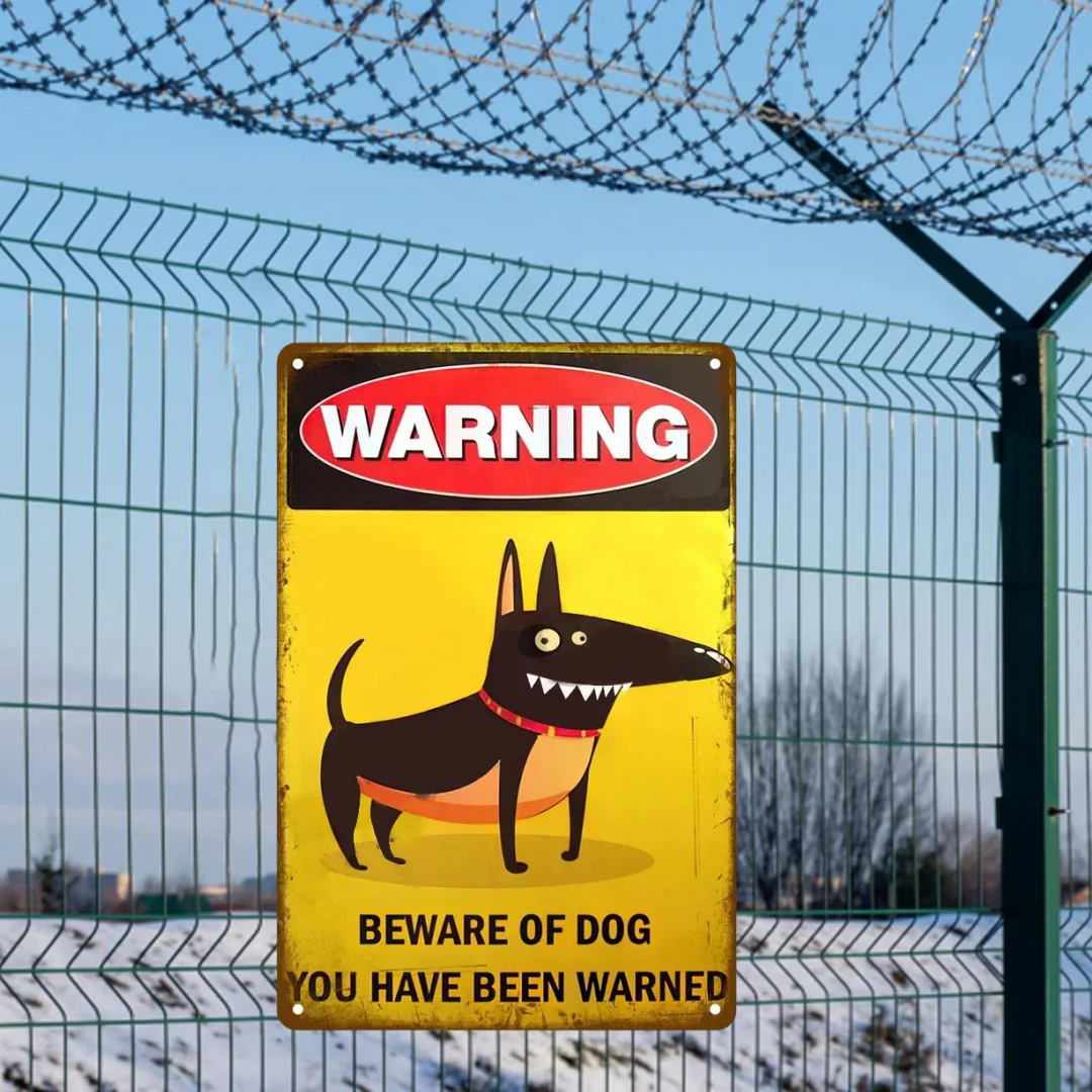 HD Metal Tin Sign Vintage Grap - Home Security Quotes recensie en prijs