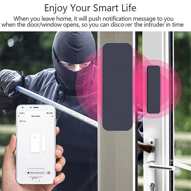 Tuya Zigbee Wifi Deur Sensor V - Home Security Gate recensie en prijs