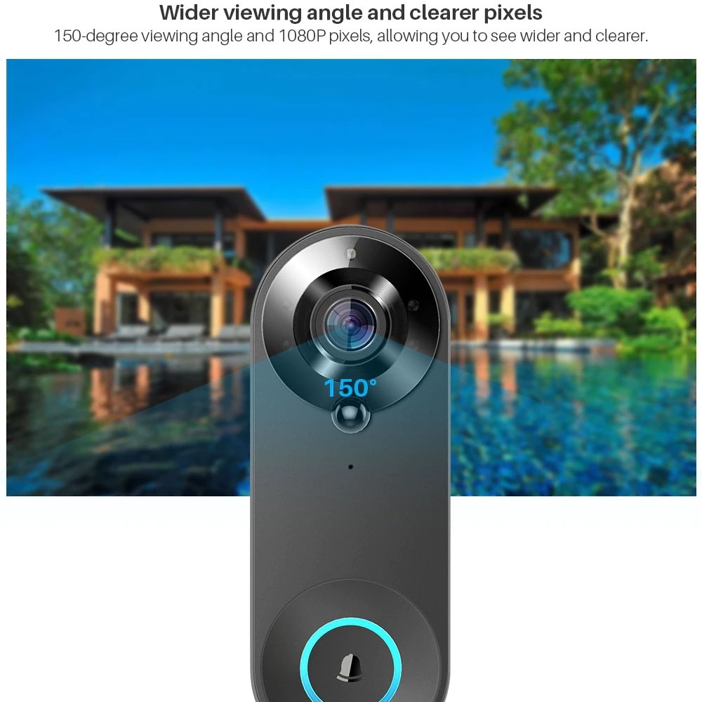 Tuya 1080P Draadloze WIFI Deur - Home Security Camera Installation recensie en prijs