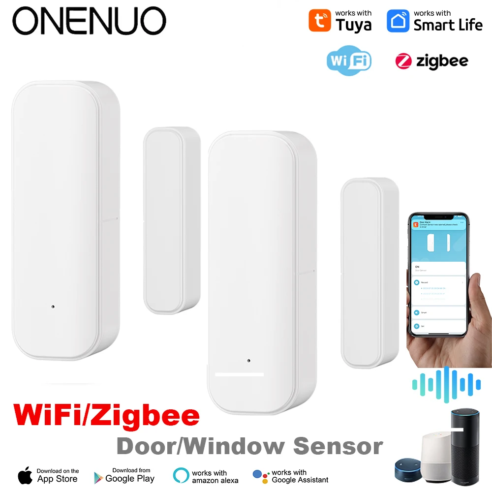 Tuya WiFi Zigbee raamdeursenso - Home Security Alarm System recensie en prijs