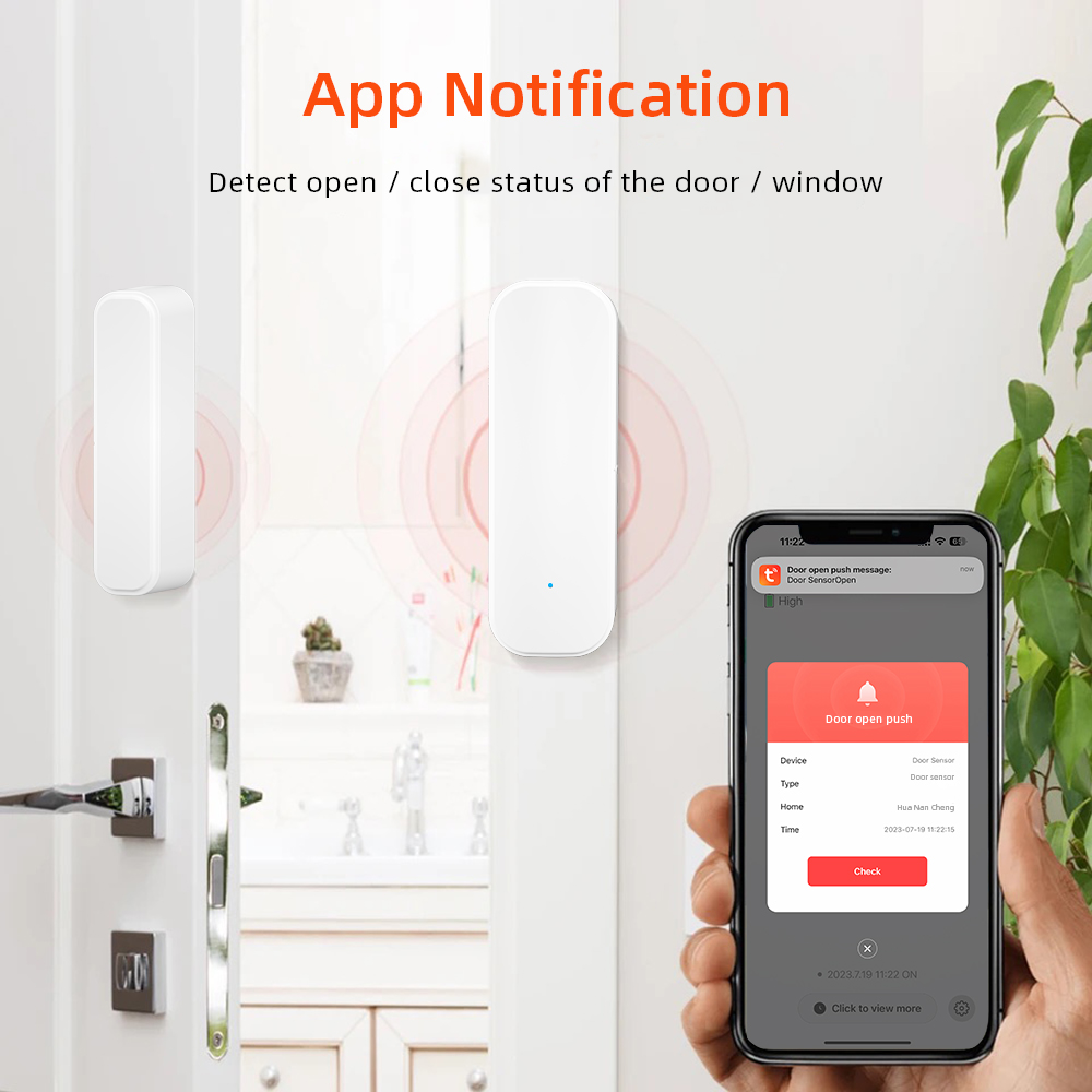 Tuya WiFi Zigbee raamdeursenso - Home Security Alarm System recensie en prijs