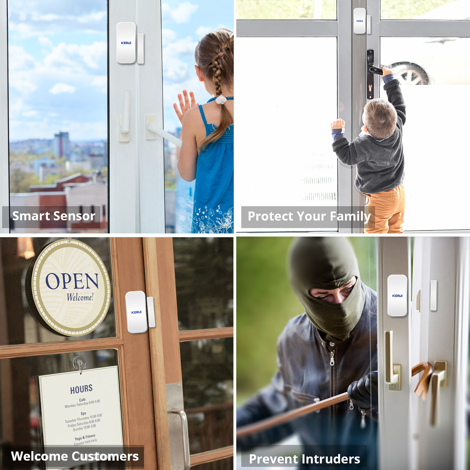 KERUI D035 433MHz Draadloze Ra - Home Security Gate recensie en prijs