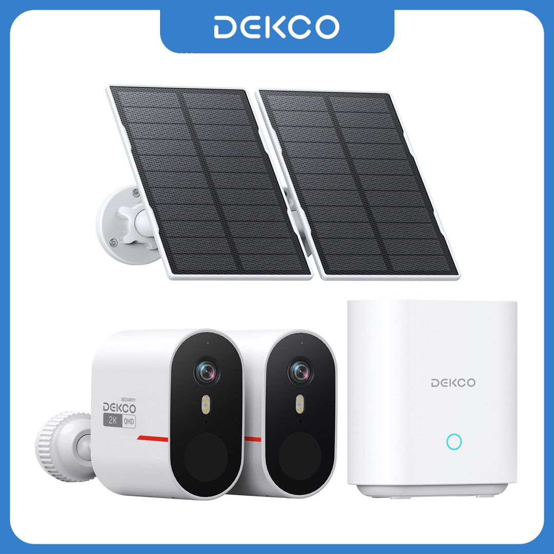 Dekco 3MP WiFi Solar Camera Sy - Home Security Outdoor recensie en prijs