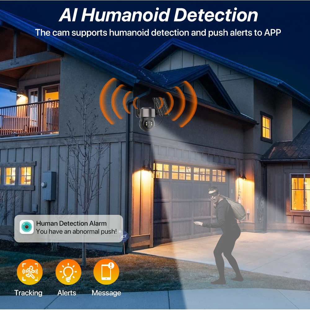4MP 4G SIM Zonne-energie op ba - Home Security Cameras Wireless recensie en prijs
