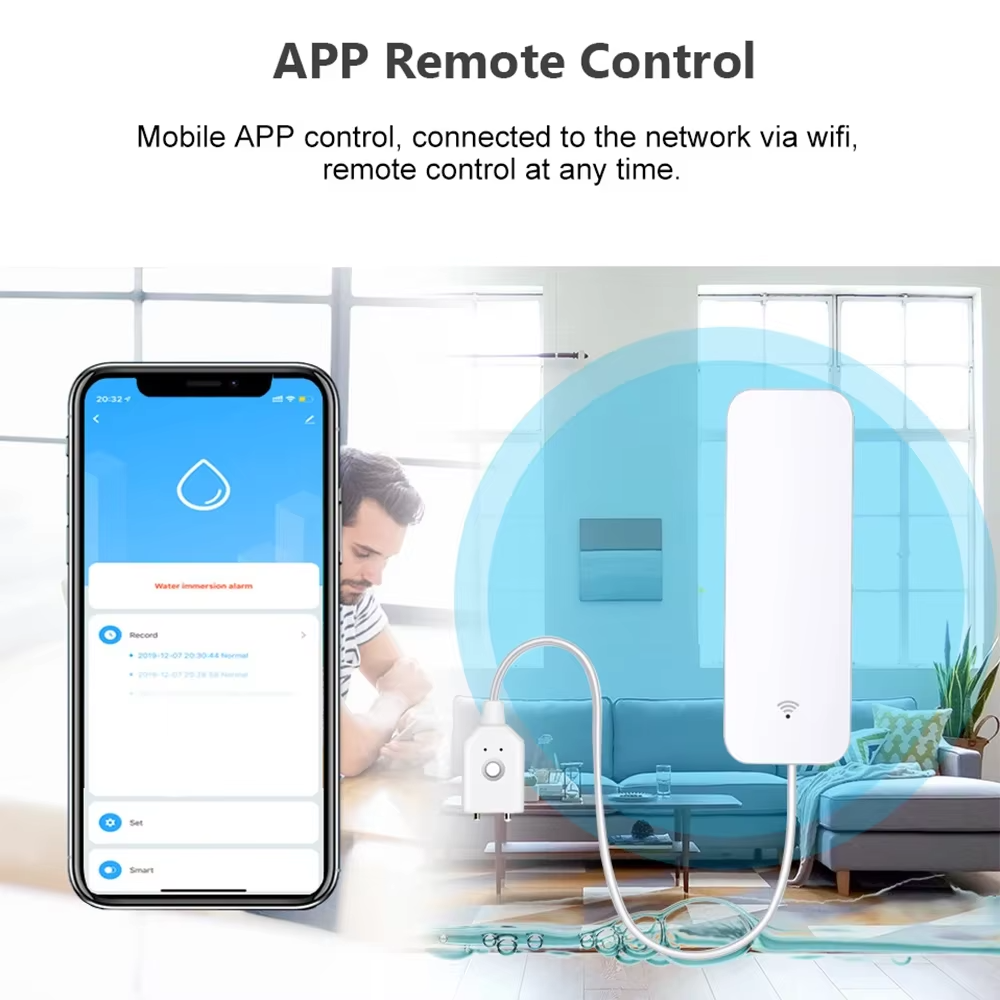 ZigBee WiFi Waterleksensor Ove - Home Security With Alarm recensie en prijs