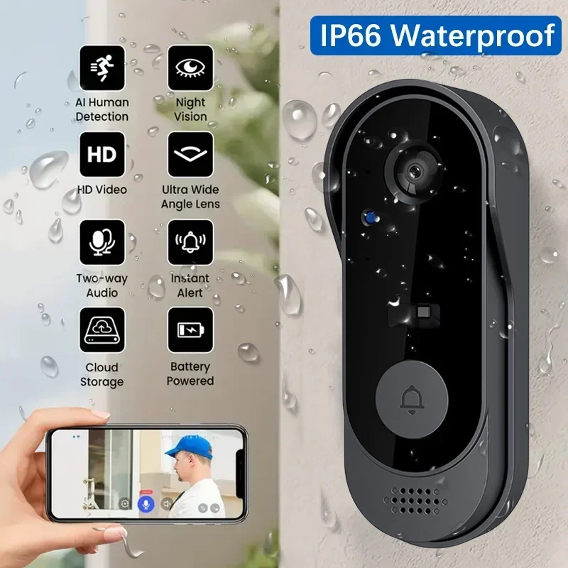 Video HD draadloze waterdichte - Home Security Doorbell Camera recensie en prijs