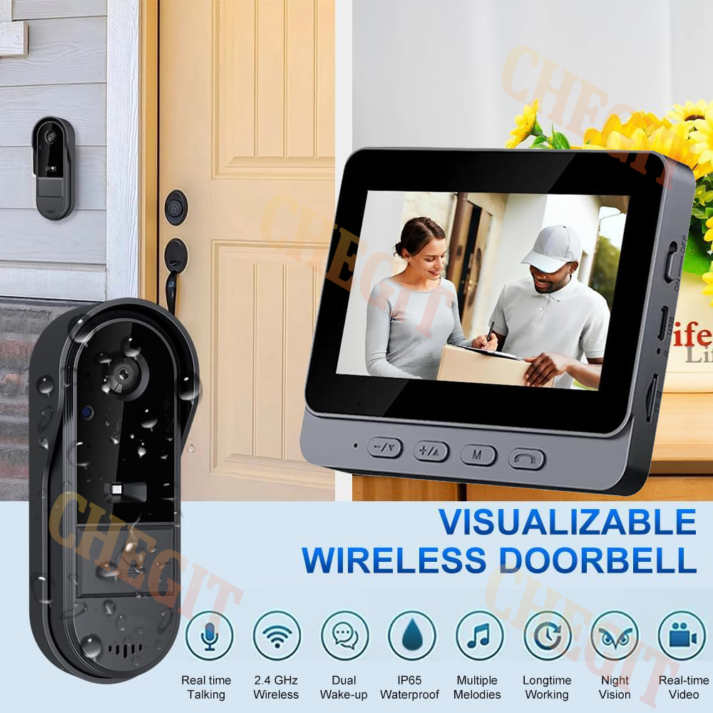 Draadloze Wifi Deurbel Camera  - Home Security Camera Installation recensie en prijs