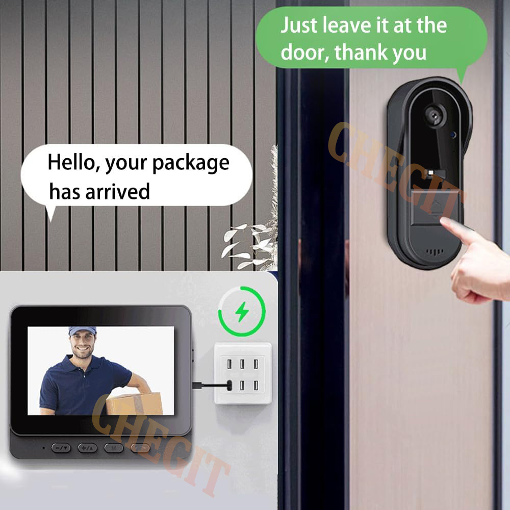 Draadloze Wifi Deurbel Camera  - Home Security Camera Installation recensie en prijs