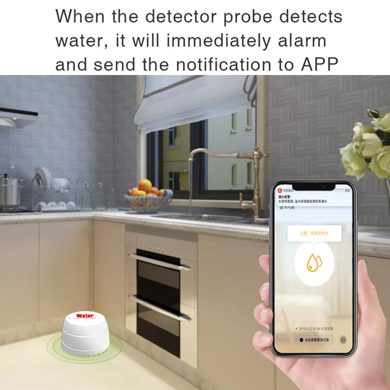 Tuya WiFi Waterlekkage Sensor  - Home Security Alarm System recensie en prijs