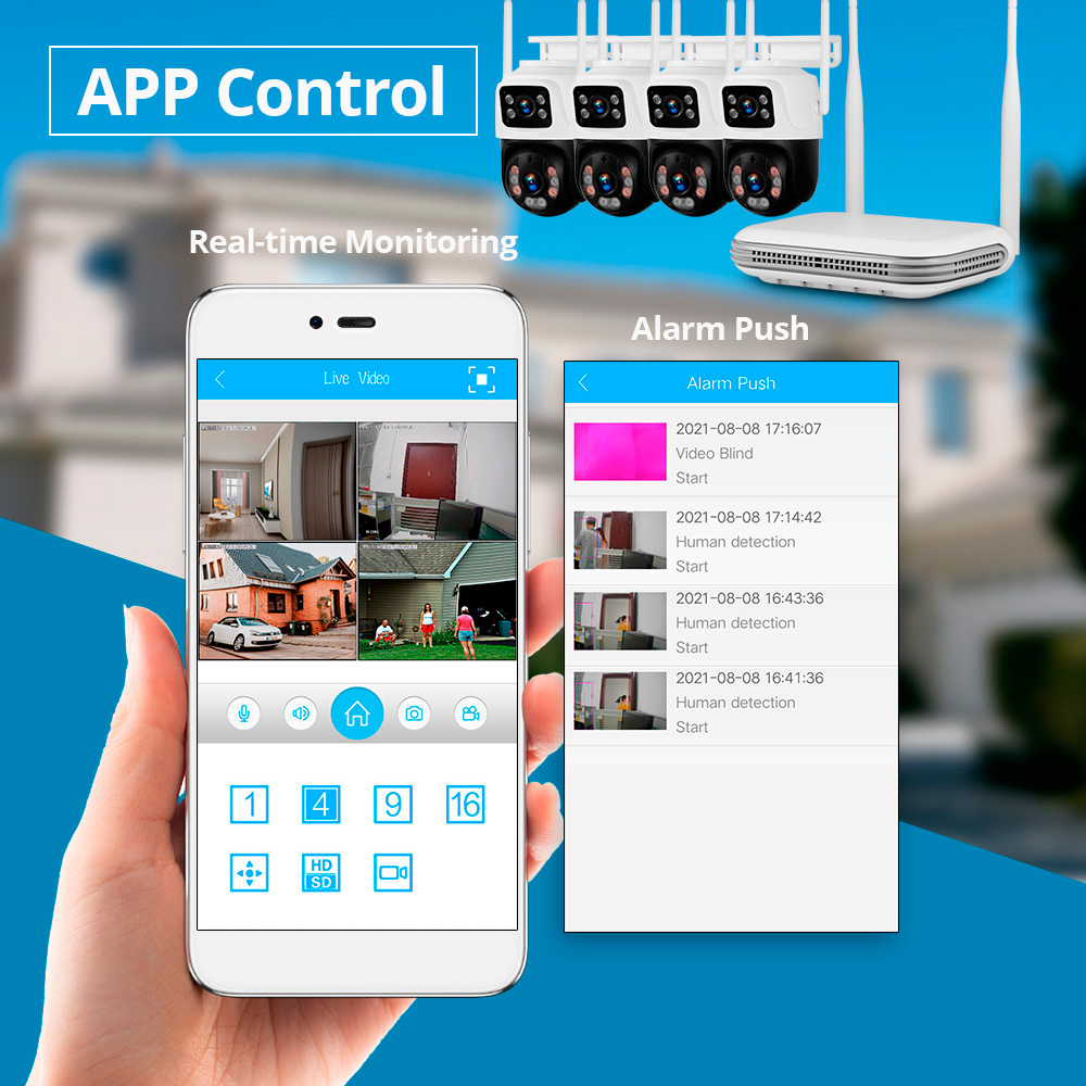 KERUI Waterdichte 6MP HD Draad - Home Security Cameras Wireless recensie en prijs