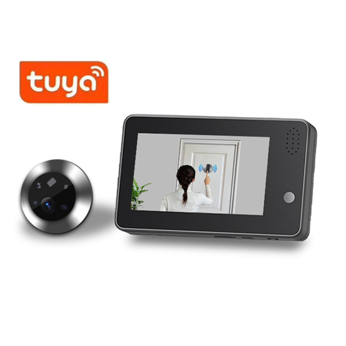 4,3 inch Tuya Smartlife WiFi D - Home Security Doorbell Camera recensie en prijs