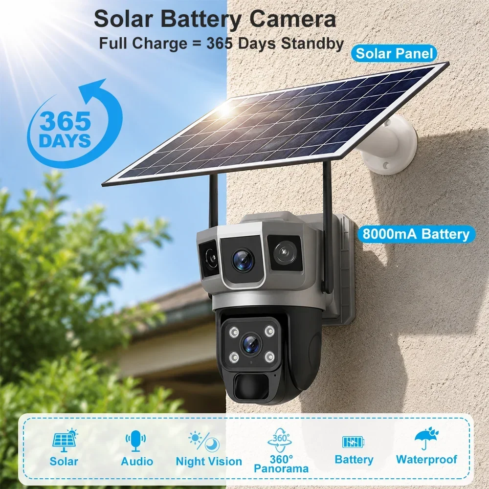 V380 4K 3 Schermen 4G Camera Z - Home Security Camera Installation recensie en prijs