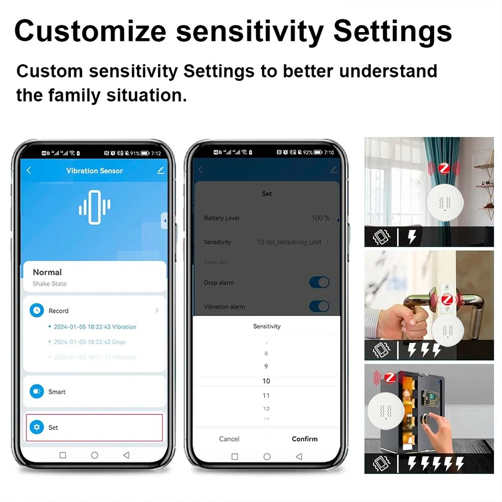 Tuya ZigBee Smart Vibration &  - Home Security Alarm System recensie en prijs