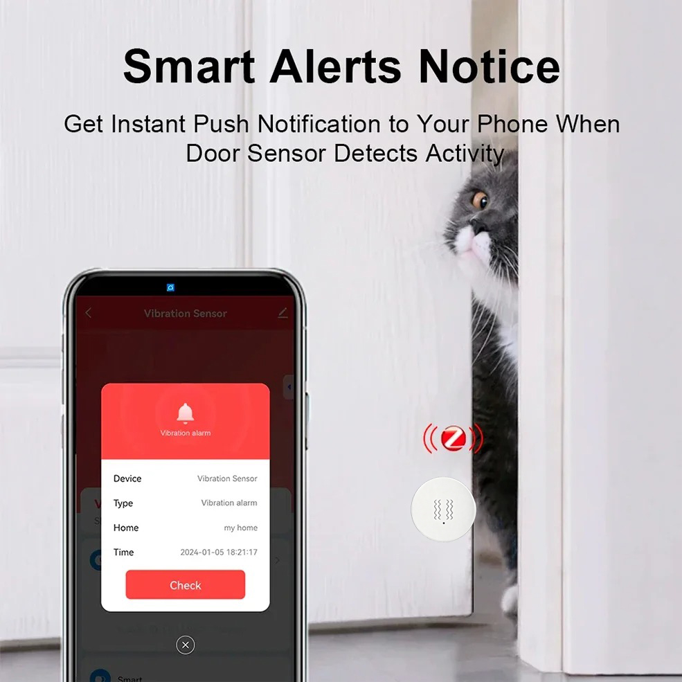 Tuya ZigBee Smart Vibration &  - Home Security Alarm System recensie en prijs