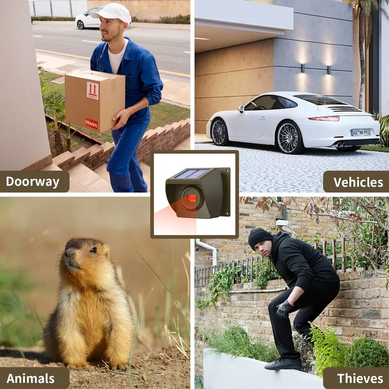 Draadloos opritalarmsysteem op - Home Security With Alarm recensie en prijs