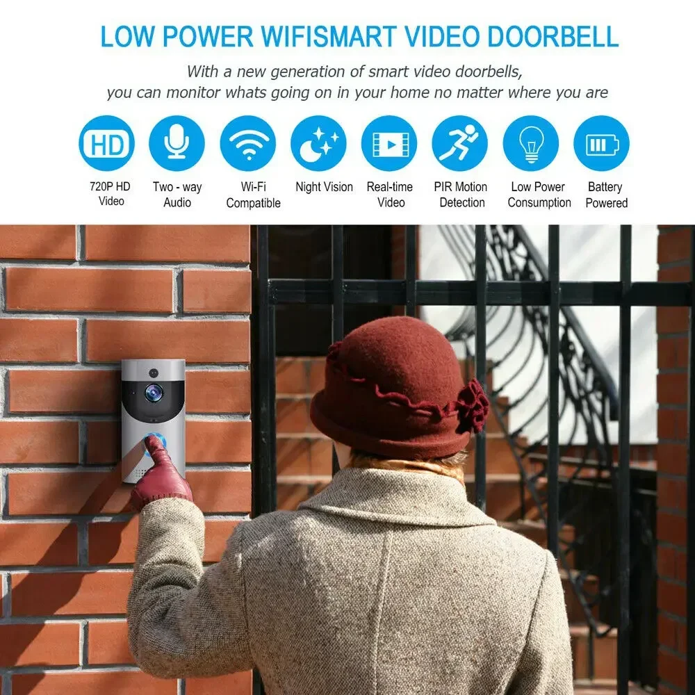 720P HD Smart Home Draadloze W - Home Security Doorbell Camera recensie en prijs