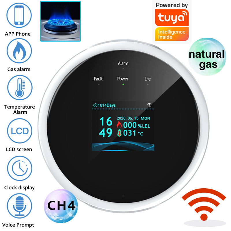 2.4G WiFi Gasalarmsensor Brand - Home Security With Alarm recensie en prijs