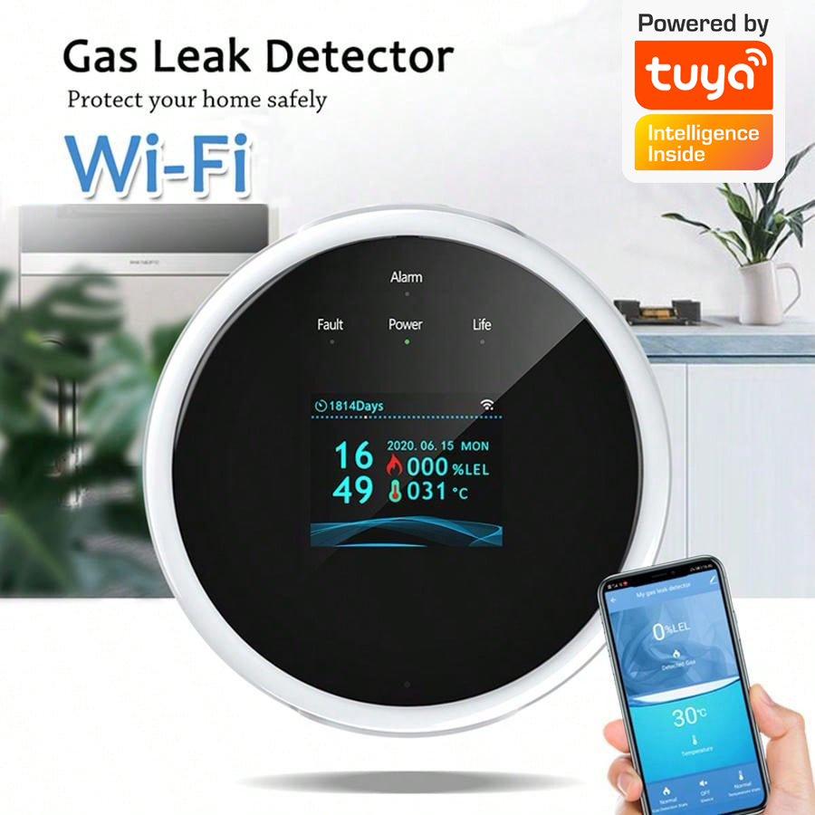 2.4G WiFi Gasalarmsensor Brand - Home Security With Alarm recensie en prijs