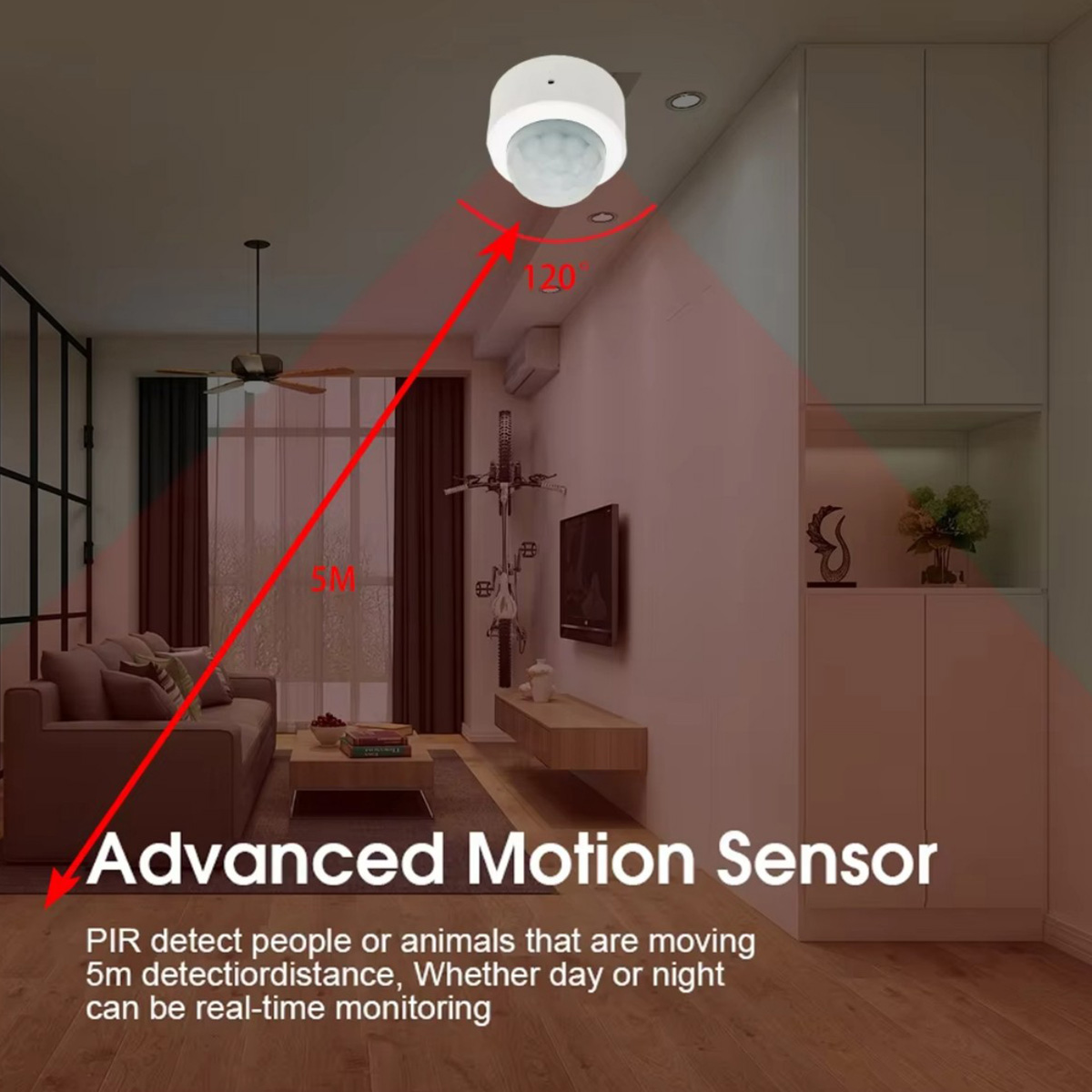 Zigbee3.0 Mini PIR Menselijke  - Home Security With Alarm recensie en prijs