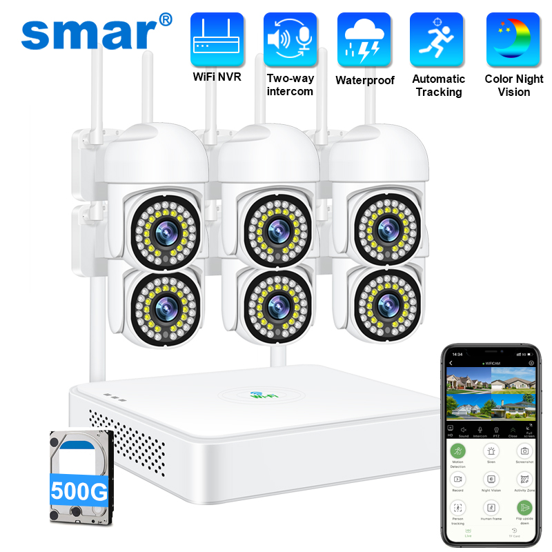 Smar 3MP Draadloos CCTV-beveil - Home Security Cameras Wireless recensie en prijs