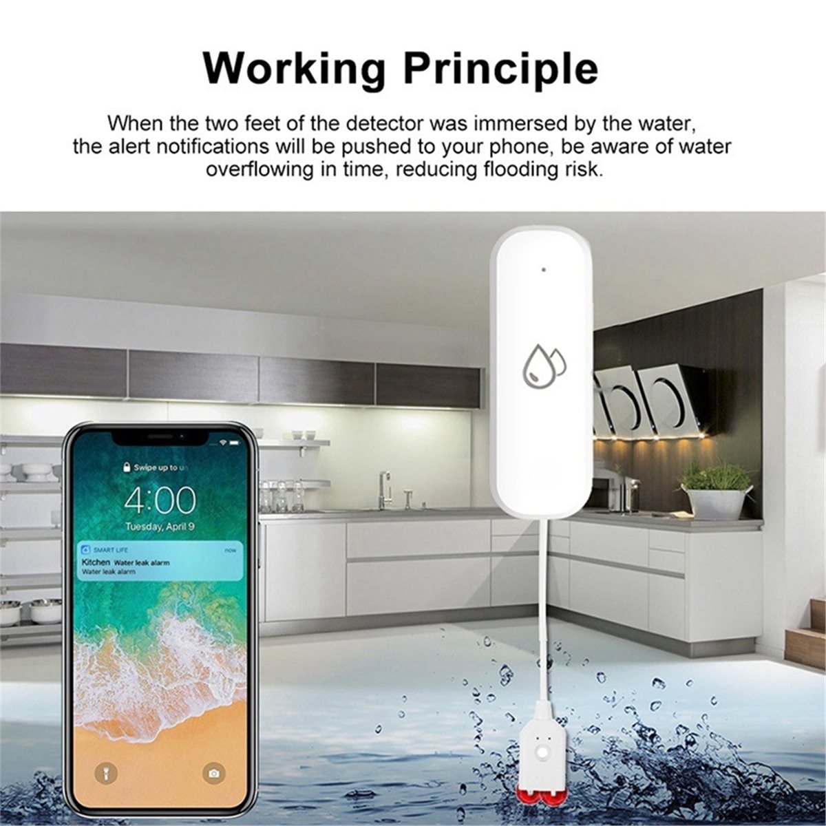 Compatibele ZigBee waterleksen - Home Security Usa recensie en prijs