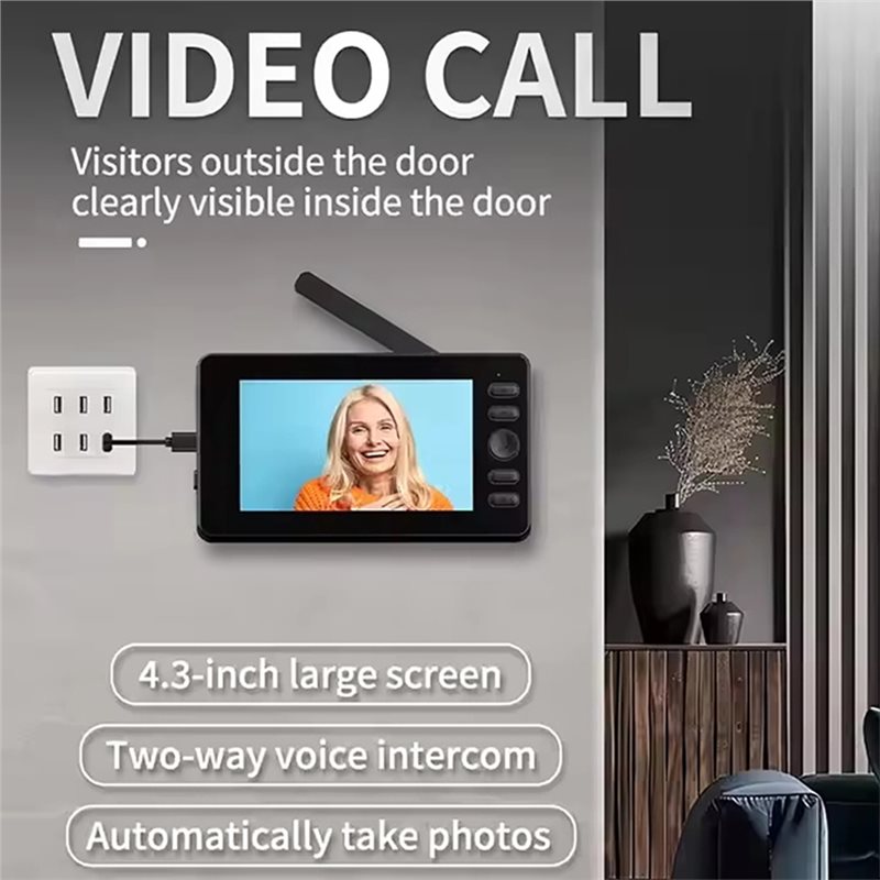 T81C! Draadloze videodeurbel 4 - Home Security Doorbell Camera recensie en prijs