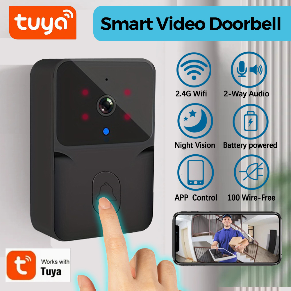 Tuya draadloze slimme videodeu - Home Security Camera Installation recensie en prijs