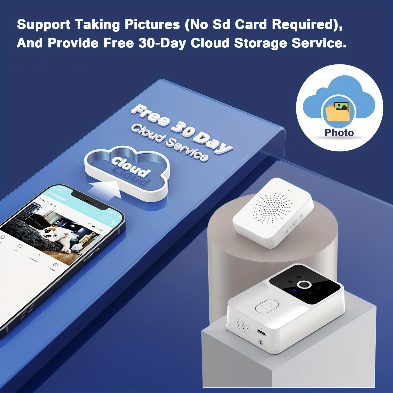 Tuya draadloze slimme videodeu - Home Security Camera Installation recensie en prijs
